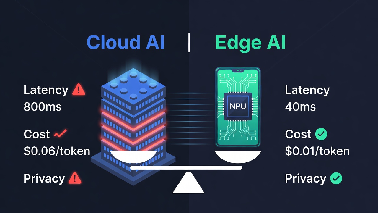 Edge AI vs Cloud AI: latency, cost and privacy comparison. The scale tips toward the Edge in 2025.